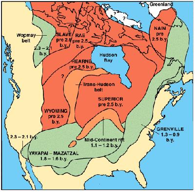 North American Geologic Provinces